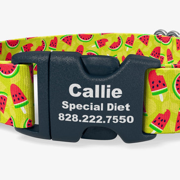 closeup view of personalization